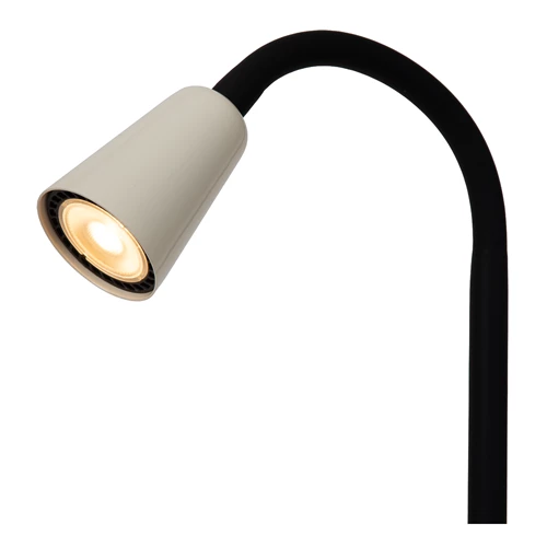 Lucide JASPER - Table lamp - 1xGU10 - Cream | Essential - detail 2